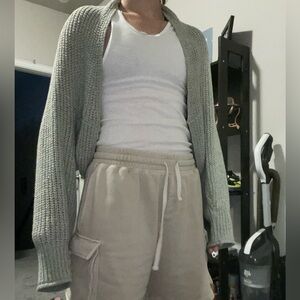 Women’s Lulus XL light greenish grey knitted sweater